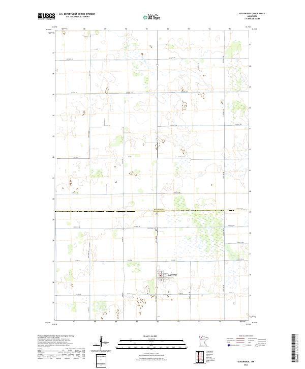 USGS Topographic Map – Goodridge