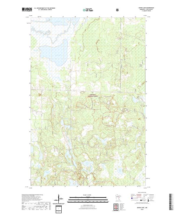 USGS Topographic Map – Goose Lake