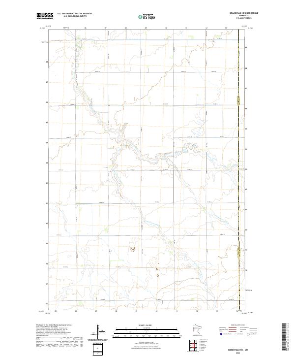 USGS Topographic Map – Graceville NE