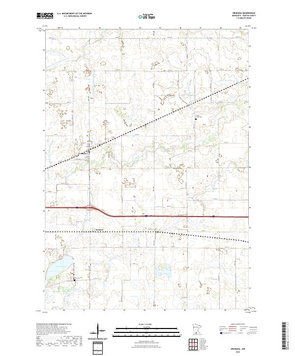 USGS Topographic Map – Granada