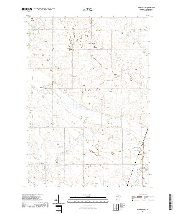 USGS Topographic Map – Green Valley