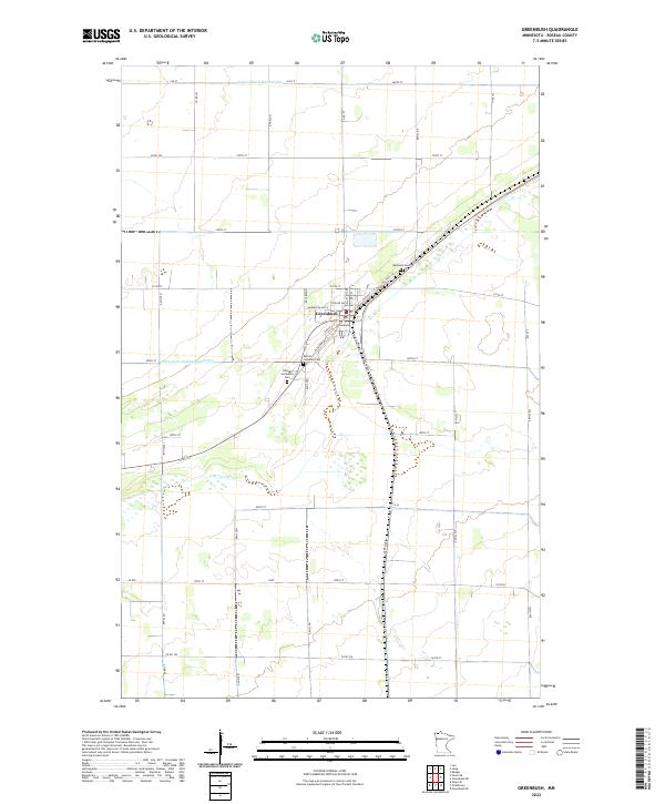 USGS Topographic Map – Greenbush