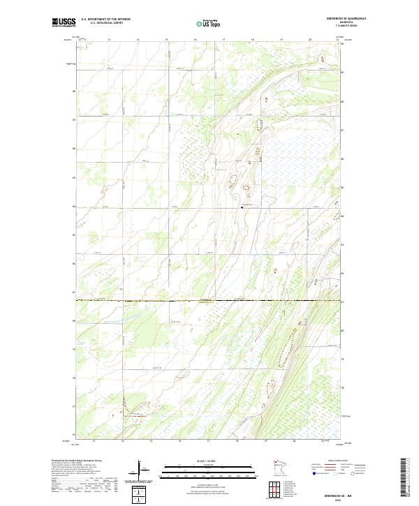USGS Topographic Map – Greenbush SE