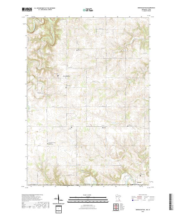 USGS Topographic Map – Greenleafton