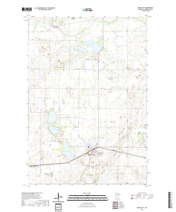 USGS Topographic Map – Grove City