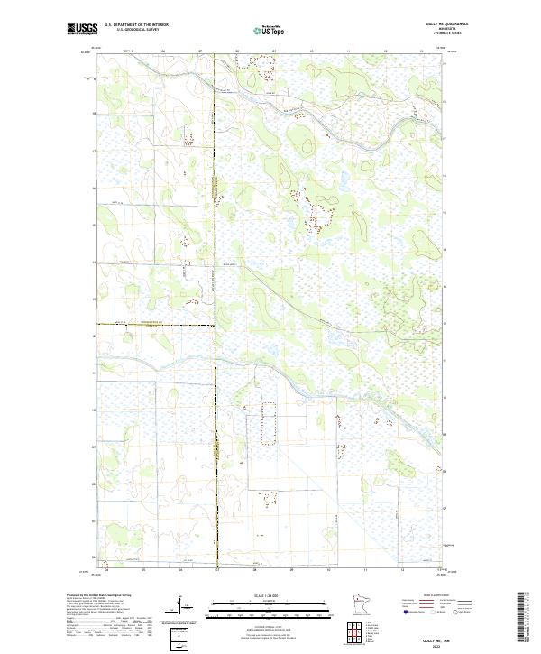 USGS Topographic Map – Gully NE