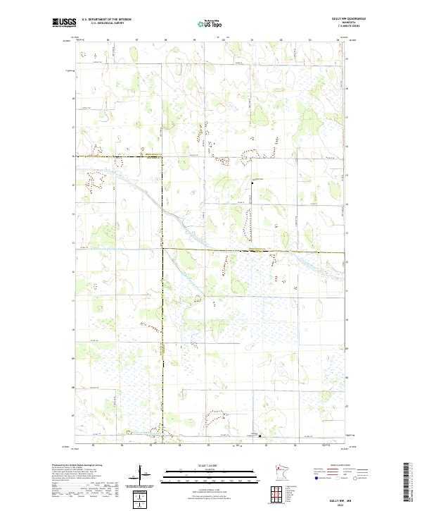 USGS Topographic Map – Gully NW