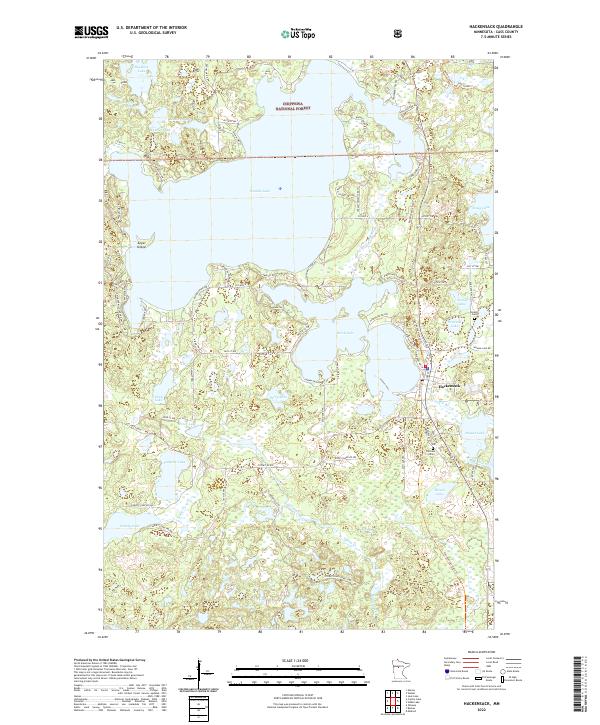 USGS Topographic Map – Hackensack