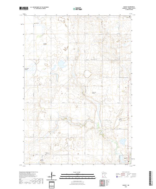 USGS Topographic Map – Hadley