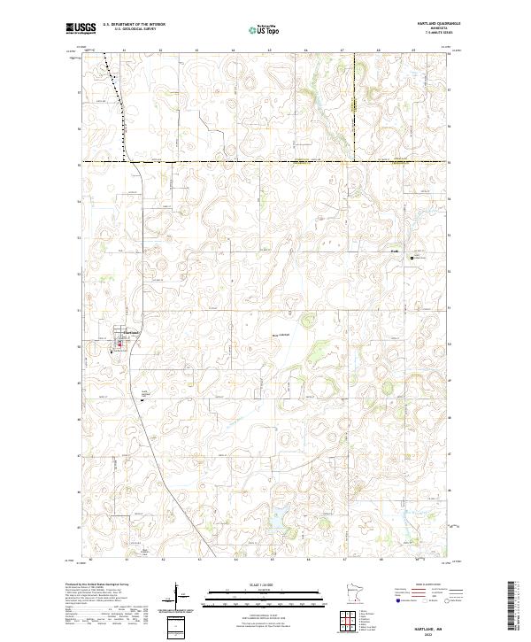 USGS Topographic Map – Hartland