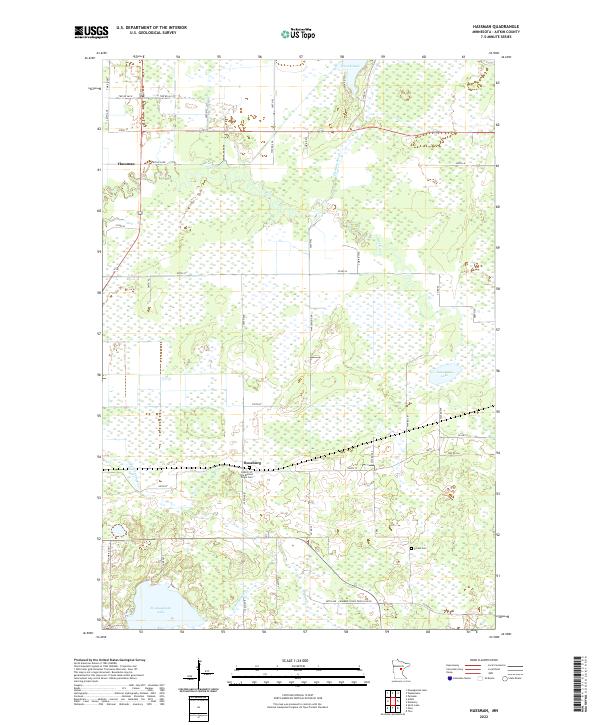 USGS Topographic Map – Hassman