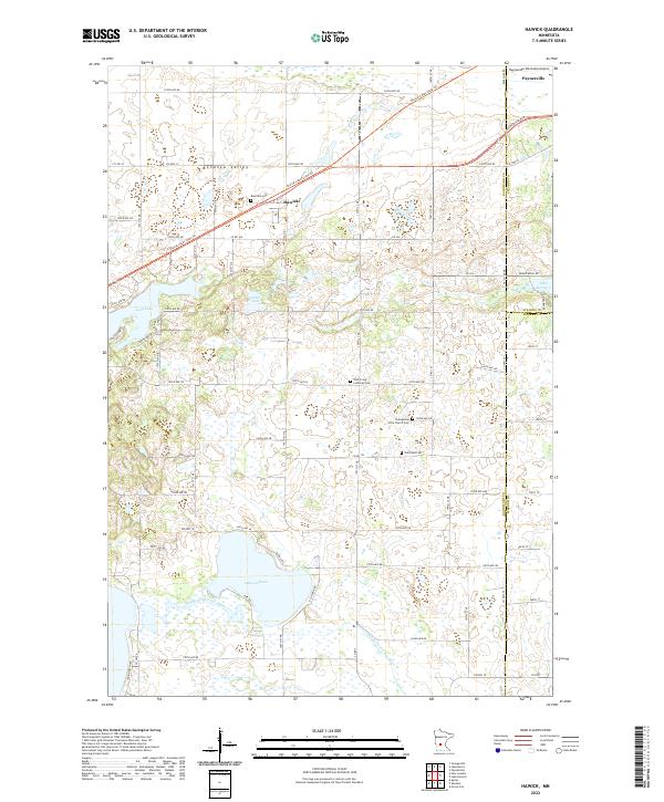 USGS Topographic Map – Hawick