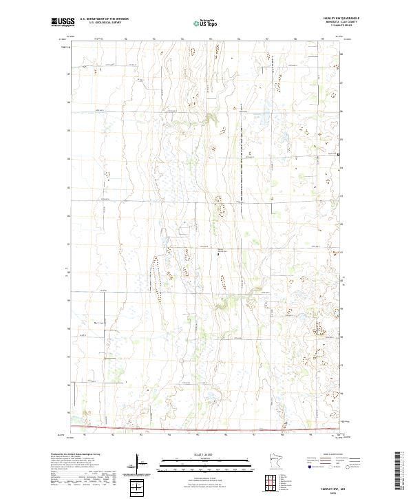 USGS Topographic Map – Hawley NW