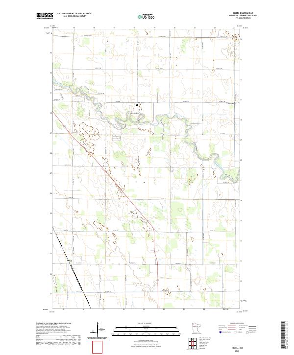 USGS Topographic Map – Hazel