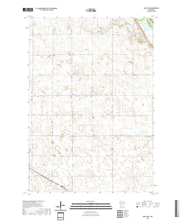 USGS Topographic Map – Hazel Run