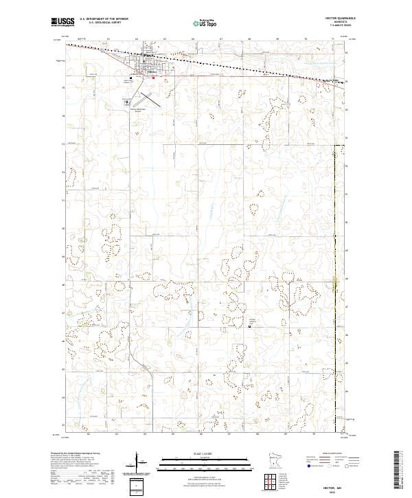 USGS Topographic Map – Hector