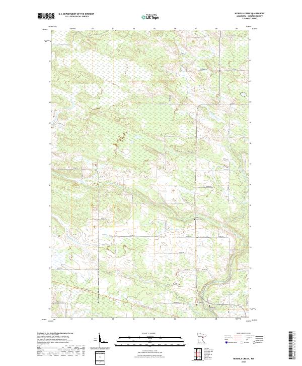 USGS Topographic Map – Heikkila Creek