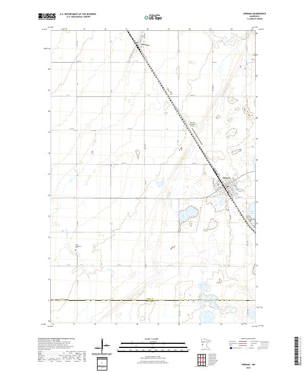USGS Topographic Map – Herman
