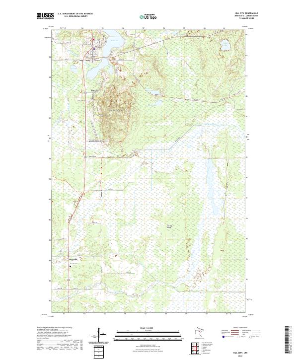 USGS Topographic Map – Hill City