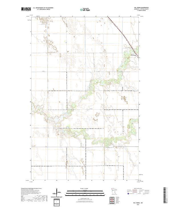 USGS Topographic Map – Hill Siding