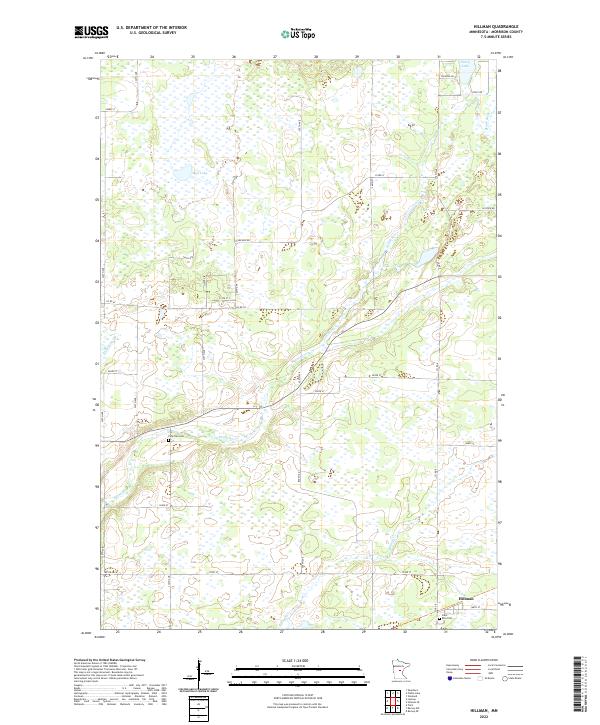 USGS Topographic Map – Hillman