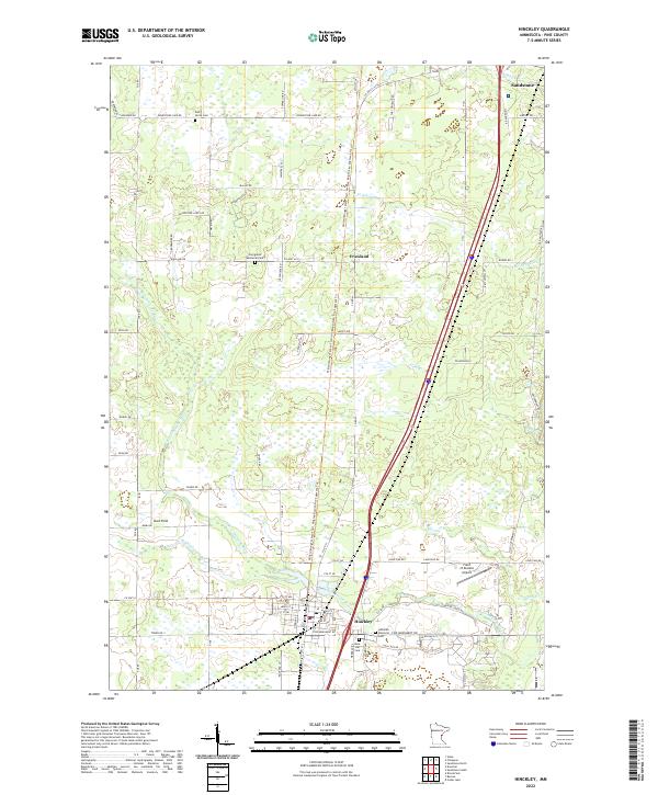 USGS Topographic Map – Hinckley