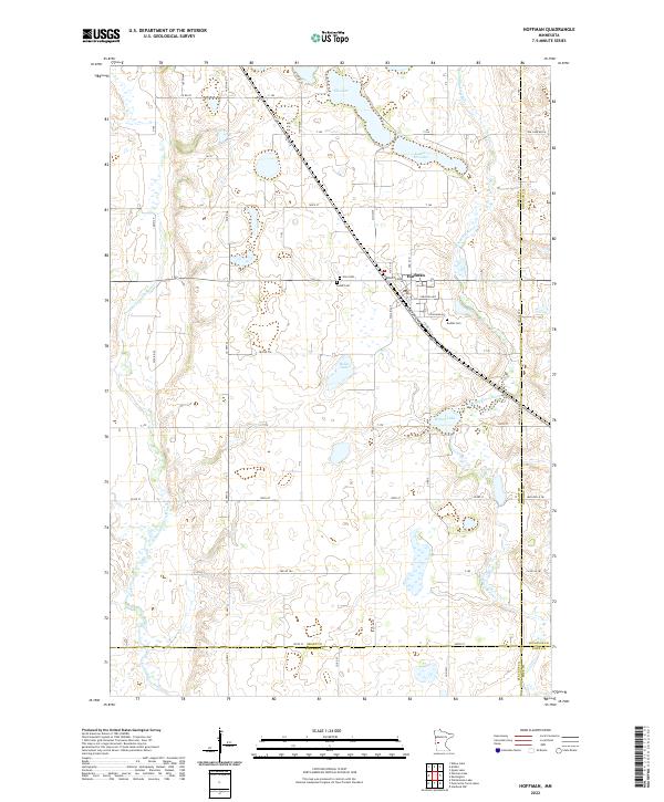 USGS Topographic Map – Hoffman