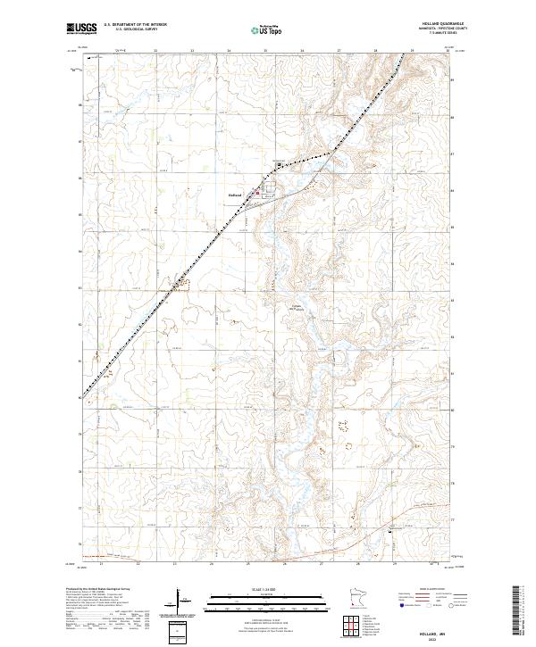 USGS Topographic Map – Holland