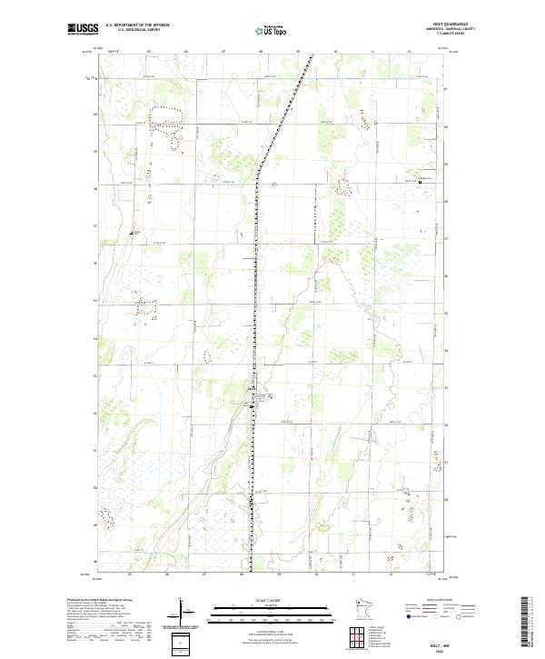 USGS Topographic Map – Holt