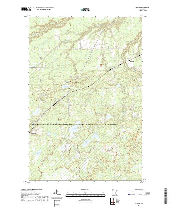 USGS Topographic Map – Holyoke