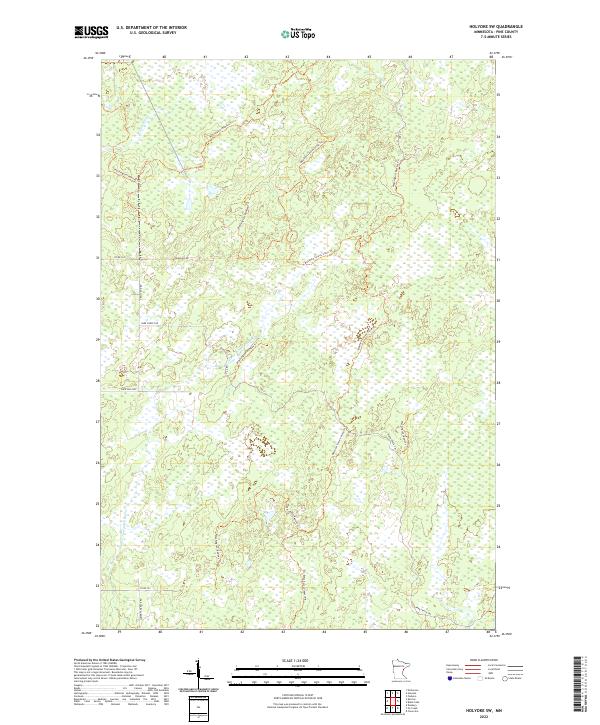 USGS Topographic Map – Holyoke SW