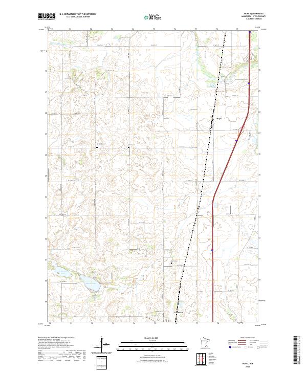 USGS Topographic Map – Hope