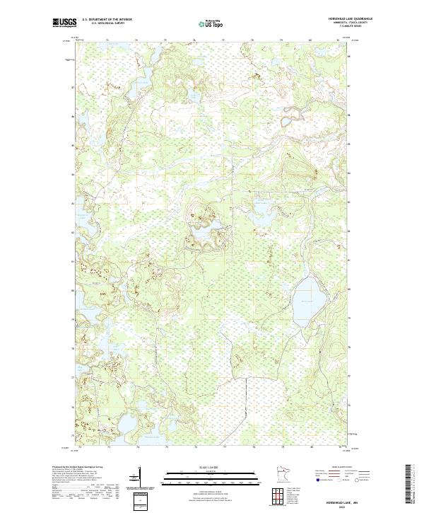 USGS Topographic Map – Horsehead Lake
