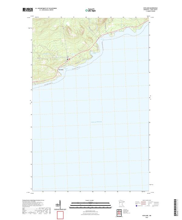 USGS Topographic Map – Hovland