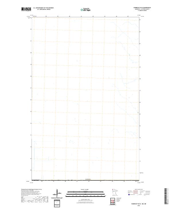2022 Map of Humboldt OE N, 2022 Print
