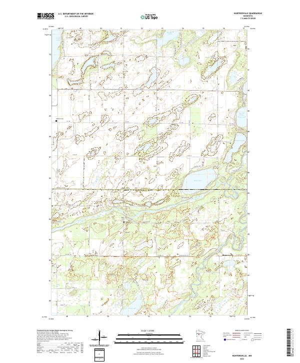 USGS Topographic Map – Huntersville