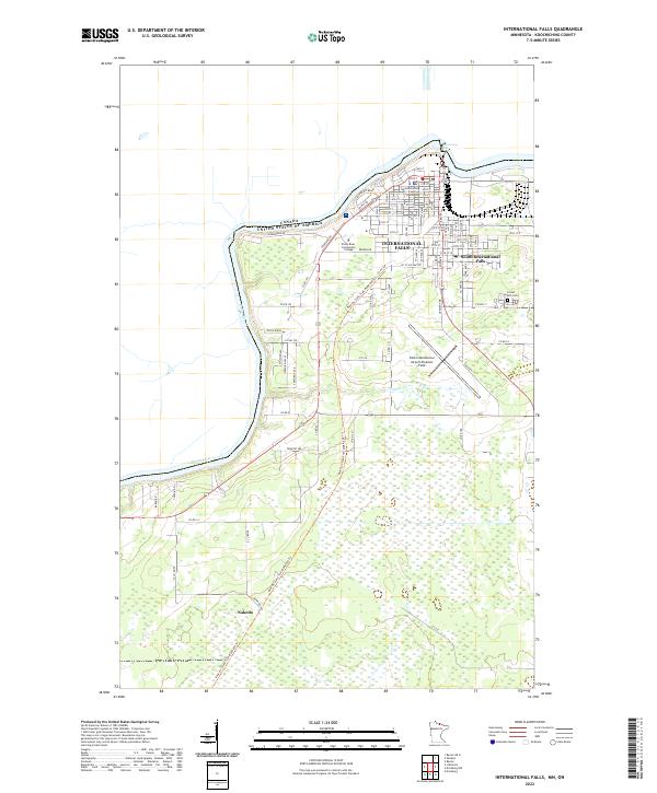 USGS Topographic Map – International Falls