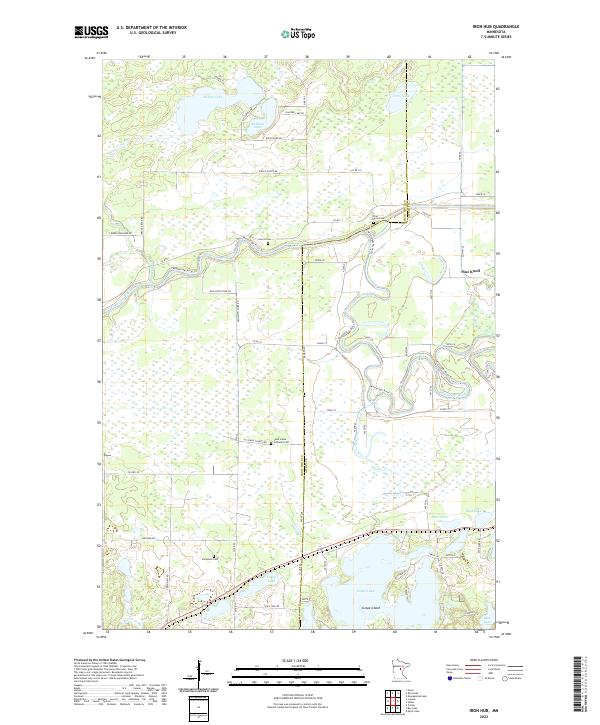 USGS Topographic Map – Iron Hub