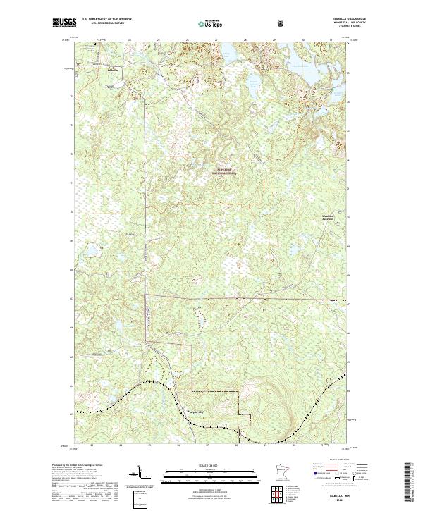USGS Topographic Map – Isabella