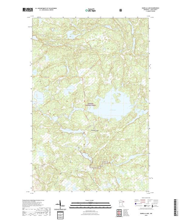 USGS Topographic Map – Isabella Lake