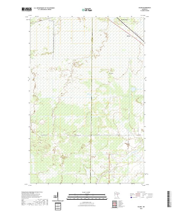 USGS Topographic Map – Island