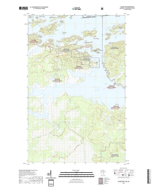 USGS Topographic Map – Island View