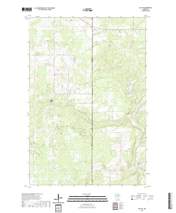 USGS Topographic Map – Isle SW