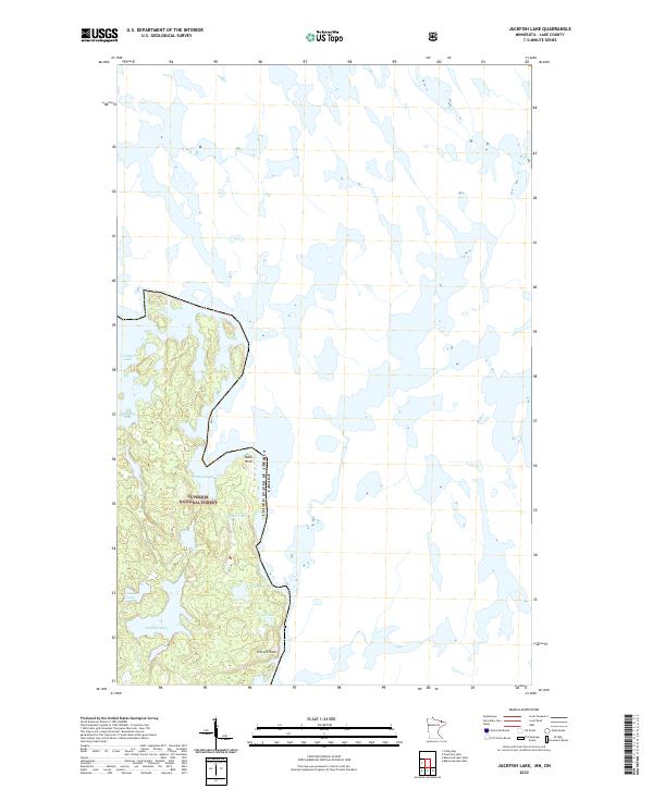 USGS Topographic Map – Jackfish Lake