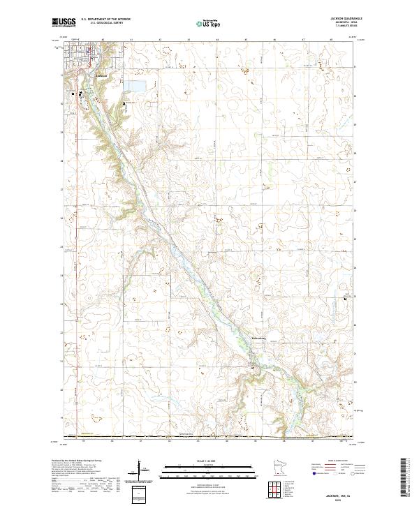 USGS Topographic Map – Jackson