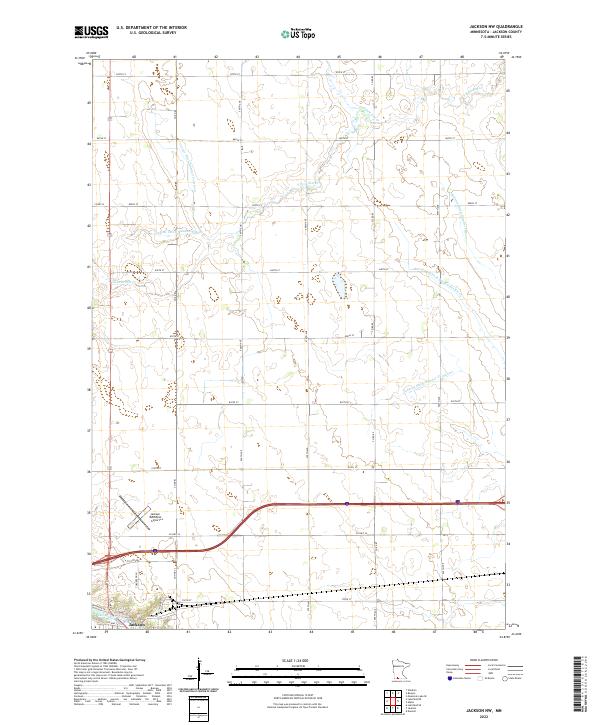 USGS Topographic Map – Jackson NW