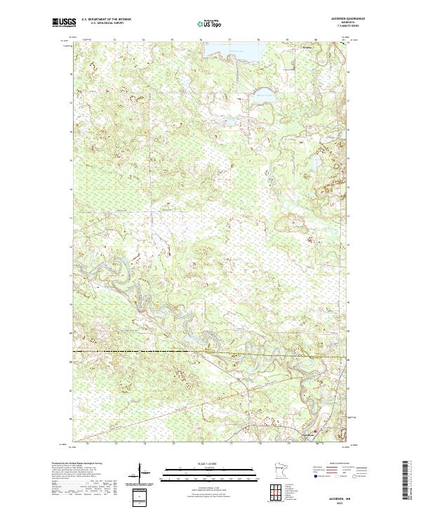 USGS Topographic Map – Jacobson