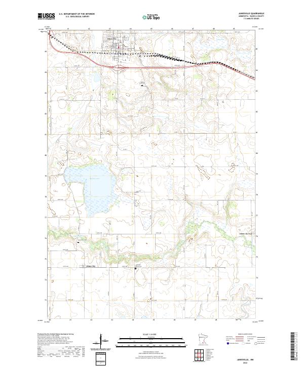 USGS Topographic Map – Janesville