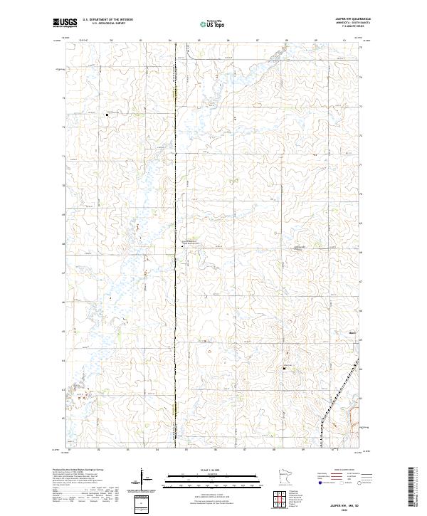 USGS Topographic Map – Jasper NW