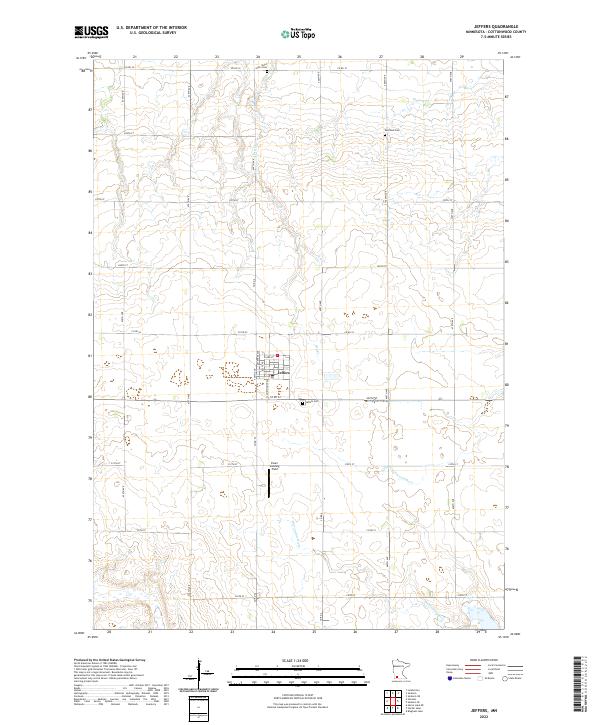 USGS Topographic Map – Jeffers